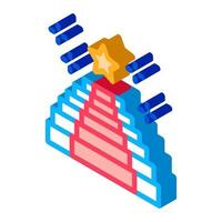 seat place event isometric icon vector illustration