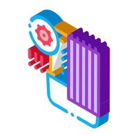 detection of sanitary problems in bathroom isometric icon vector illustration