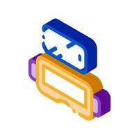 glasses for virtual reality isometric icon vector illustration