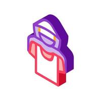 T-Shirt Shoplifter Concept isometric icon vector illustration