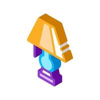 Electric Lighting Lamp isometric icon vector illustration