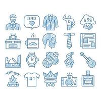 Dad Father Parent icon hand drawn illustration vector