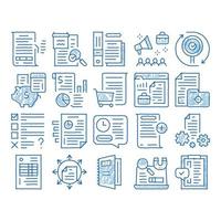 Audit Finance Report icon hand drawn illustration vector