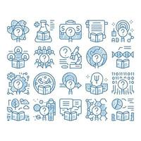 Researcher Business icon hand drawn illustration vector