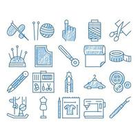 Sewing And Needlework icon hand drawn illustration vector