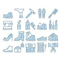 Shoe Repair Equipment icon hand drawn illustration vector