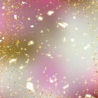 Gradient rose color background  with gold sparkle photo