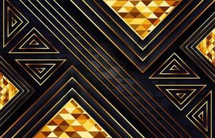 Triangular Golden Background vector