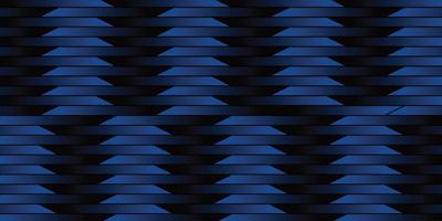 fondo azul y negro abstracto. líneas y tiras horizontales vector