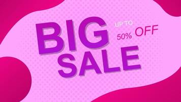 Big sale, special offer, hot sale, flash sale banner background template. Vector illustration. EPS 10.