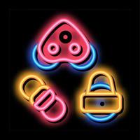 Rollers Detail Rope Movement Equipment neon glow icon illustration vector