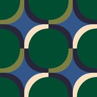 Abstract geometrical pattern in a retro style. Mid century modern texture. Bold and groovy seamless background. vector