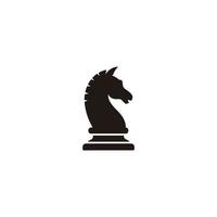 Chess Horse Silhouette Vector PNG, Chess Knight Horse Logo Illustration,  Analysis, Battle, Board PNG Image For Free Download