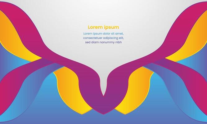 Abstract colorful background. Fluid gradient composition. Creative illustration for poster, web, business, promotion. eps10