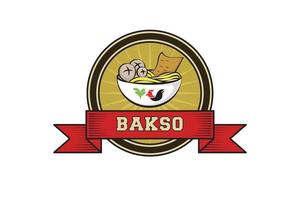 Vintage Bakso Logo vector