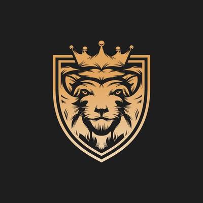 inspiración para el diseño del logotipo del vector del rey león 19480817  Vector en Vecteezy