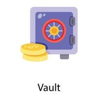 Trendy Vault Concepts vector