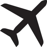 plane vector icon in modern flat style isolated. Symbol plane is good for your web design.