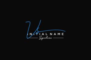 Initial VS signature logo template vector. Hand drawn Calligraphy lettering Vector illustration.