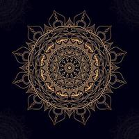 Luxury Golden Ornamental Mandala Design Background vector