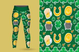 St. Patrick's Day Patterns vector