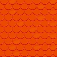 Roof tile seamless pattern, roofing background vector