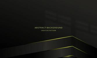 Abstract background Geometric liquid gradient of dark ash color and golden gradient with golden light on the back, for posters, banners, etc., EPS vector design copy space area 10