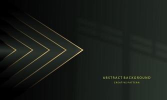 Abstract background Geometric liquid gradient of dark ash color and golden gradient with golden light on the back, for posters, banners, etc., EPS vector design copy space area 10