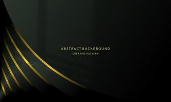 Abstract background Geometric liquid gradient of dark ash color and golden gradient with golden light on the back, for posters, banners, etc., EPS vector design copy space area 10