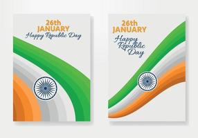 Vector Illustration of 26th of January, Republic Day Celebration of India. India Poster Design. Template of happy republic day india posters.