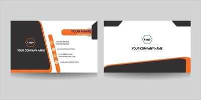 Modern creative business card and name card, horizontal simple clean template vector