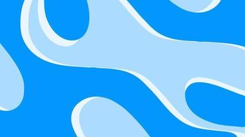 abstract background, sky blue color with wavy style vector