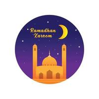 Ramadhan Kareem The Illustration vector