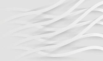 White elegant lines abstract background design. Modern white-wave meta abstract background collection vector