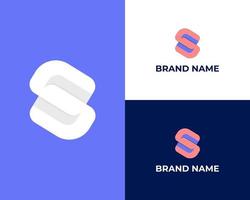 Letter S logo icon design template elements vector