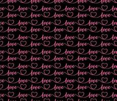 Abstract. Love pattern seamless pink and black background. design for mask face, pillow, fashion, clothing, fabric. vector. vector