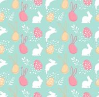 Happy easter day. Easter egg pattern seamless background. Vector. vector