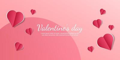 celebration of valentines day template design collection vector