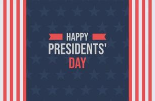 President's Day Background Design. Banner, Poster, Greeting Card. Vector Illustration.