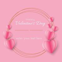 The art of passion design and decoration element, shape, banner, and template symbolizes valentine's celebration of love and romance and a happy holiday on valentines day. vector