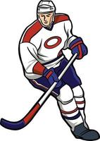 ice hockey player sport  team vector