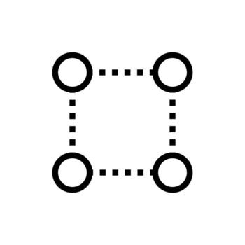 Connections icon line isolated on white background. Black flat thin icon on modern outline style. Linear symbol and editable stroke. Simple and pixel perfect stroke vector illustration