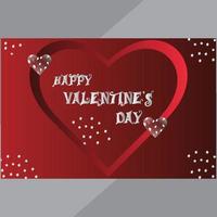 Happy Valentine's Day Post Design vector