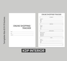 Online Shopping Tracker vector