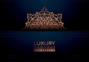 Luxury ornamental mandala background, arabesque style vector