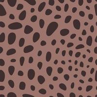 patrón sin costuras - leopardo. Huella animal vector