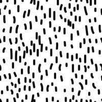 Minimalist abstract black and white print pattern vector