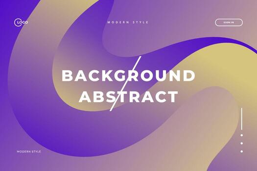 Purple Yellow Colorful Abstract Background liquid gradient trendy, suitable for website landing pages, mobile apps vector