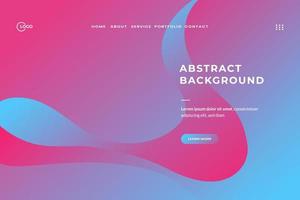 Blue Red Colorful Abstract Background liquid gradient trendy, suitable for website landing pages, mobile apps vector