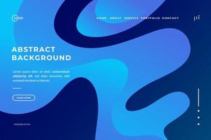 Dark Blue Colorful Abstract Background liquid gradient trendy, suitable for website landing pages, mobile apps vector